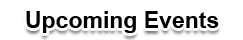 Upcoming Events